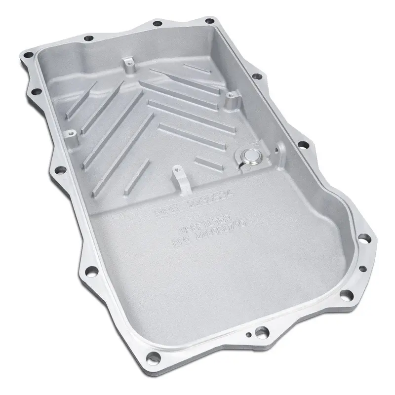 Ppe Black Aluminum Trans Pan For 2012-2021 Jeep Grand Cherokee 8-Speed Auto 2