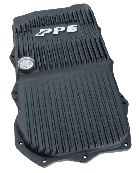Ppe Black Aluminum Transmission & Oil Pan For 18-24 Jeep Wrangler/Gladiator 3.6L 2