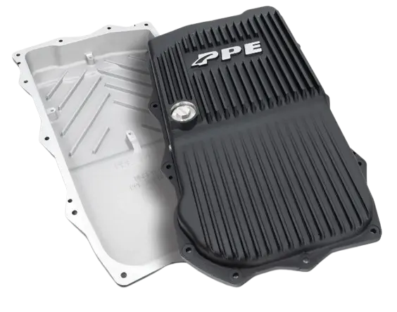 Ppe Black Aluminum Transmission & Oil Pan Kit For 2018-2024 Jeep Wrangler 2.0L 2