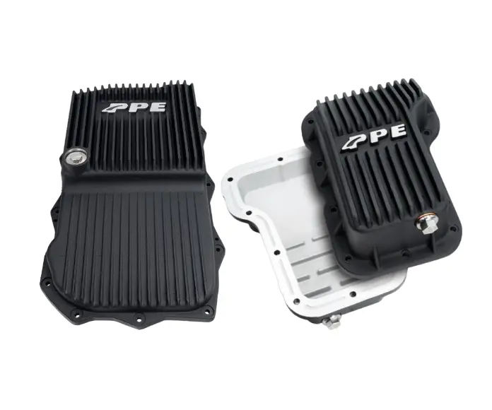 Ppe Black Deep Aluminum Transmission & Oil Pan For 2018-2024 Jeep Wrangler 2.0L 1