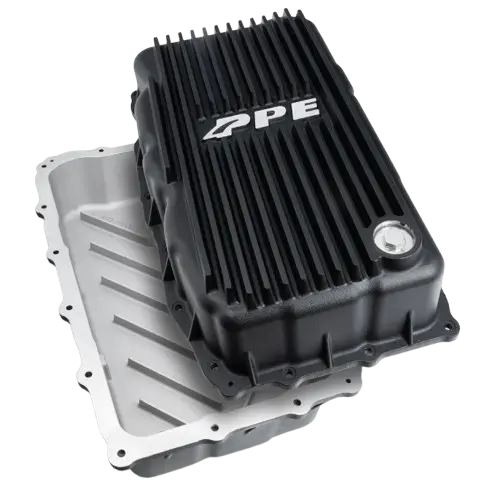 Ppe Black Deep Aluminum Transmission & Oil Pan Kit For 2020-2024 Gm 3.0L Duramax 2