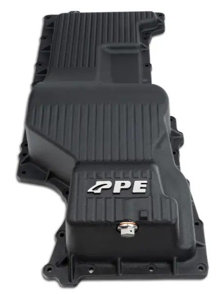 Ppe Black Deep Oil Pan & Rear Differential Cover For 2020-2024 Gm 3.0L Duramax 2