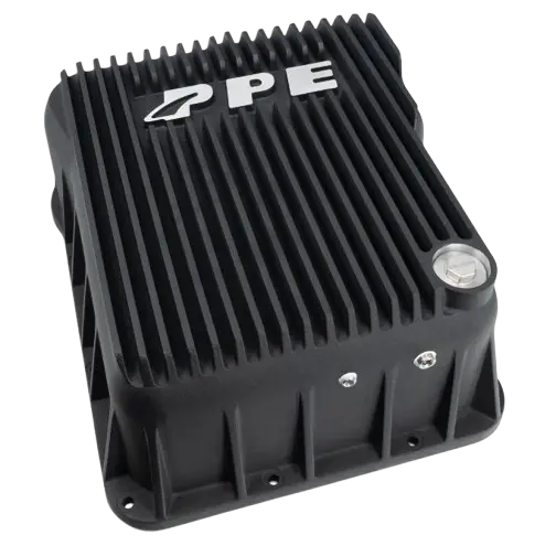Ppe Black Deep Transmission/Oil Pan/Rear Diff Cover For 2017-2019 Gm 6.6L Duramax 2