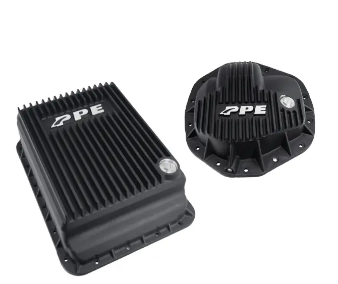 Ppe Black Deep Transmission Pan & Diff Cover For 2019-2022 Ram 3500 6.7L As69rc 1