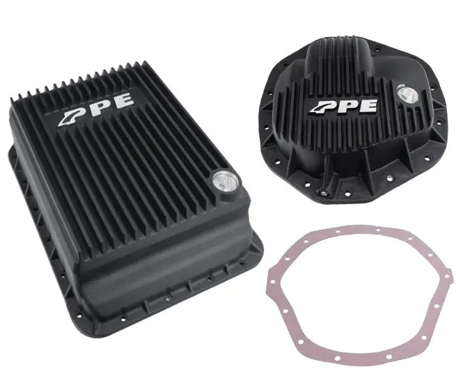 Ppe Black Deep Transmission Pan & Diff Cover For 2019-2022 Ram 3500 6.7L As69rc 1
