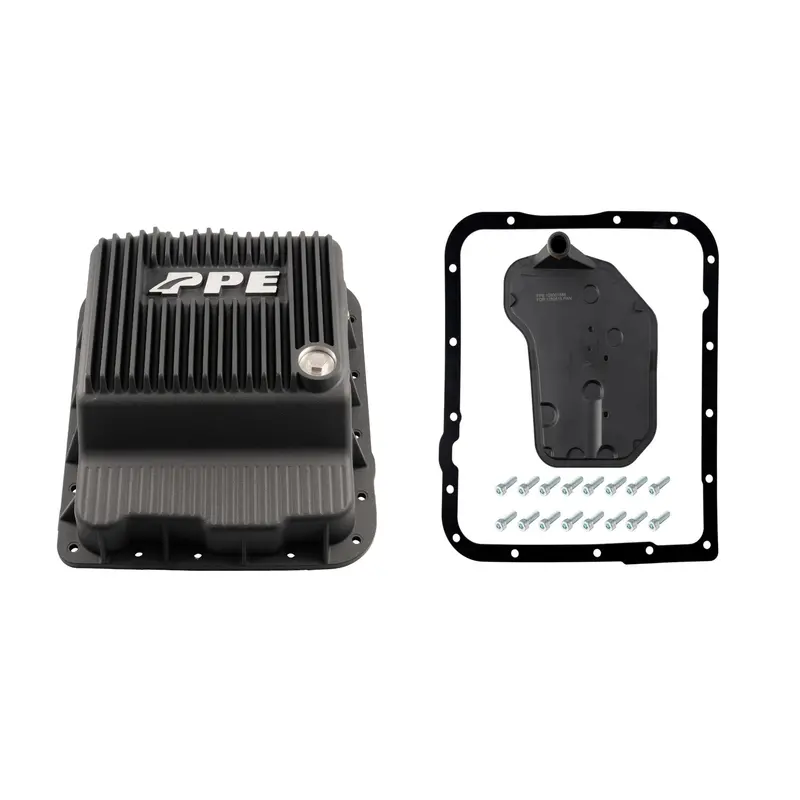 Ppe Black Deep Transmission Pan For 1985-2014 Gmc/Chevy 4L60e/4L65e/4L70e/4L75e/700R4 With Automatic Transmission 1