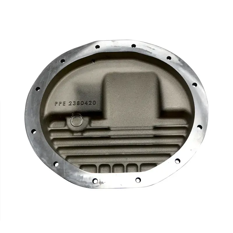 Ppe Black Heavy Duty Aluminum Front Differential Cover For 13-26 Ram 2500/3500 2