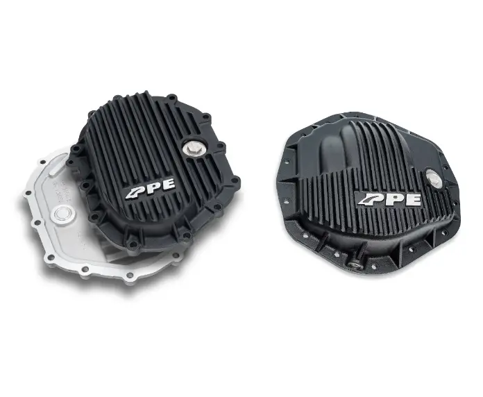 Ppe Black Heavy Duty Front & Rear Differential Cover For 11-19 Gm 6.6L Duramax 1