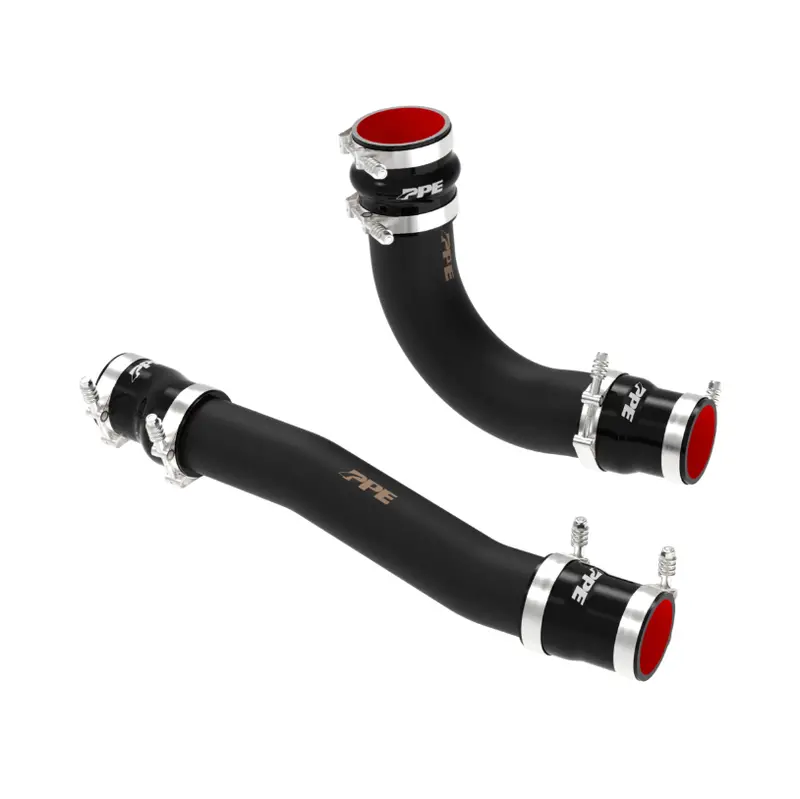 Ppe Black Stainless Steel Intercooler Charge Pipe Kit For 10-12 Ram 6.7L Cummins 1