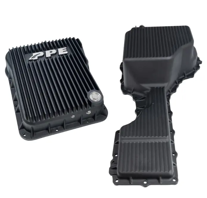 Ppe Black Standard Transmission & High Capacity Oil Pan For 17-19 Gm 6.6L Duramax 1