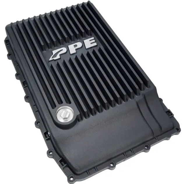 Ppe Black Trans Pan/Oil Pan/ Rear Diff Cover For 18-21 Ford F150 3.0L 10R80 2