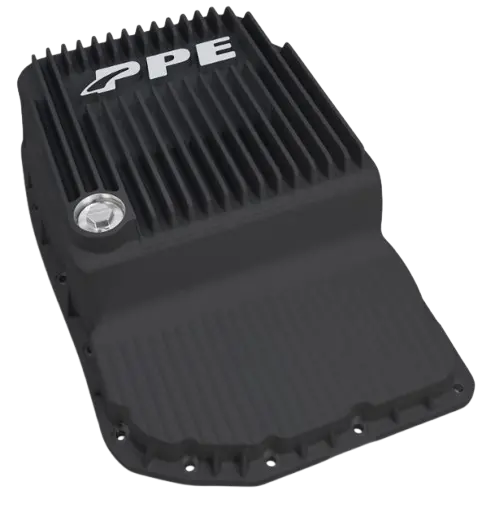 Ppe Black Transmission Pan & Rear Differential Cover For 14-21 Gmc/Chevy 1500 2