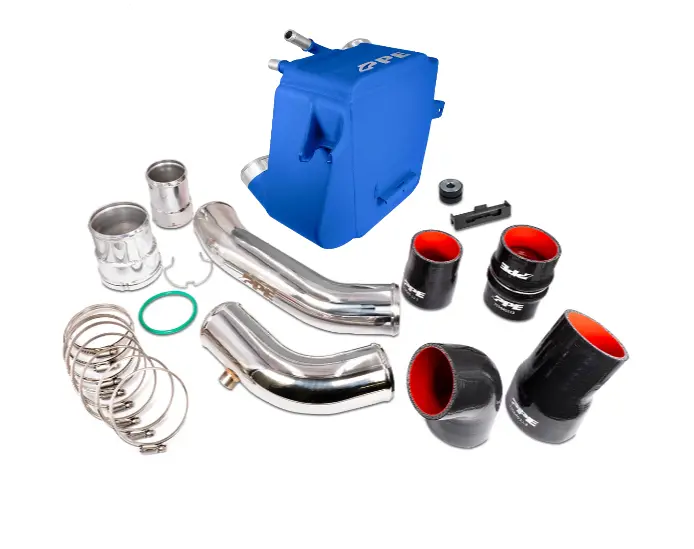 Ppe Blue Air-To-Water Intercooler Kit For 11-24 Ford F-250/F-350 6.7L Super Duty 1