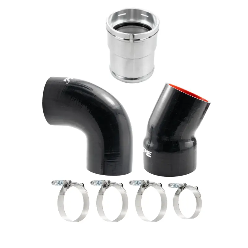 Ppe Brushed 3" Cold Side Intercooler Charge Pipe For 17-26 Ford 6.7L Powerstroke 2