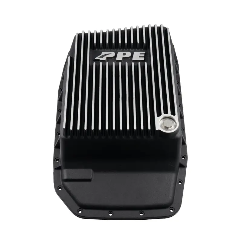 Ppe Brushed Aluminum 6R80/6R100 Transmission Pan For 07-22 Ford F150/F250/F350 1
