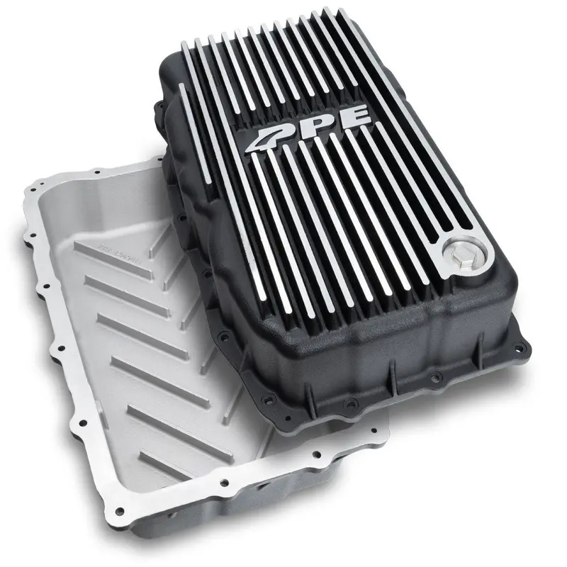 Ppe Brushed Aluminum Deep 10L80 Transmission Pan For 2020-2026 Chevy Gmc 3.0L Duramax 1