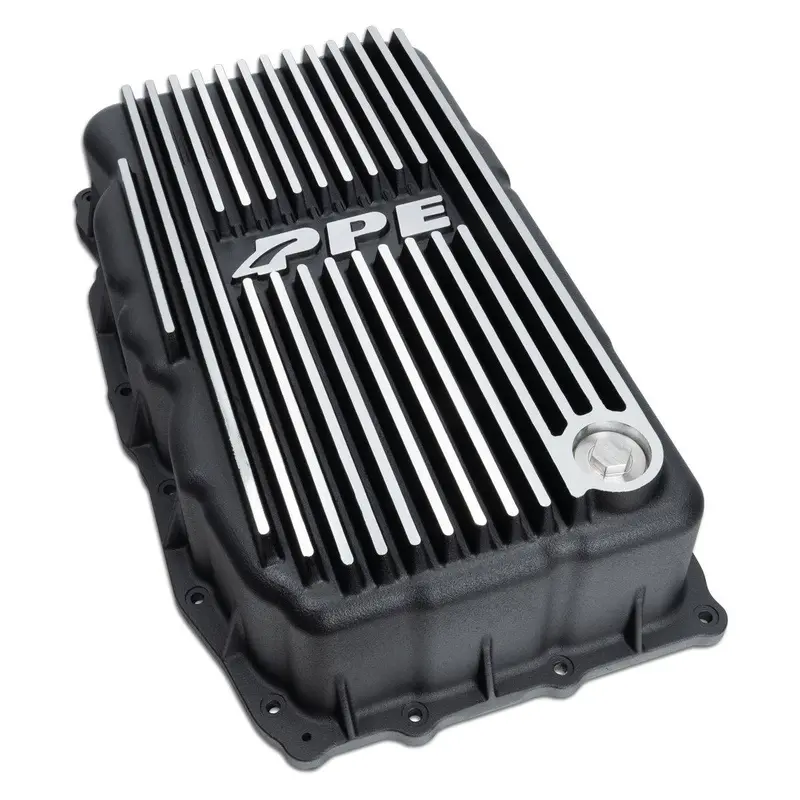 Ppe Brushed Aluminum Deep 10L80 Transmission Pan For 2020-2026 Chevy Gmc 3.0L Duramax 2