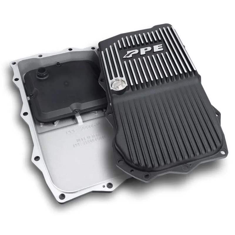 Ppe Brushed Aluminum Trans Pan For 2012-2021 Jeep Grand Cherokee 8-Speed Auto 1
