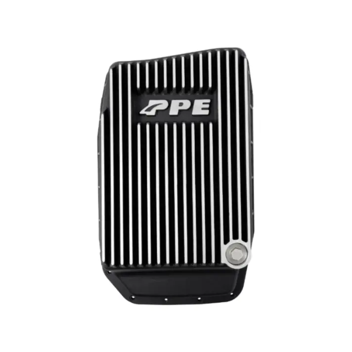 Ppe Brushed Deep Trans Pan & Rear Diff Cover For 09-17 Ford F150 6R80 9.75"-12 2