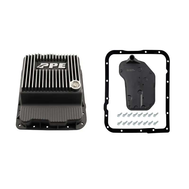 Ppe Brushed Deep Transmission Pan For 1985-2014 Gmc/Chevy 4L60e/4L65e/4L70e/4L75e/700R4 With Automatic Transmission 1