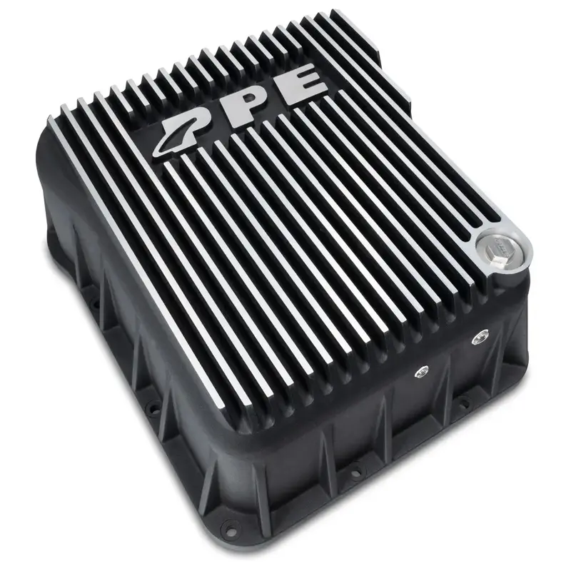 Ppe Brushed Heavy Duty Deep Transmission Pan For 01-19 Gm 6.6L Duramax Diesel 1