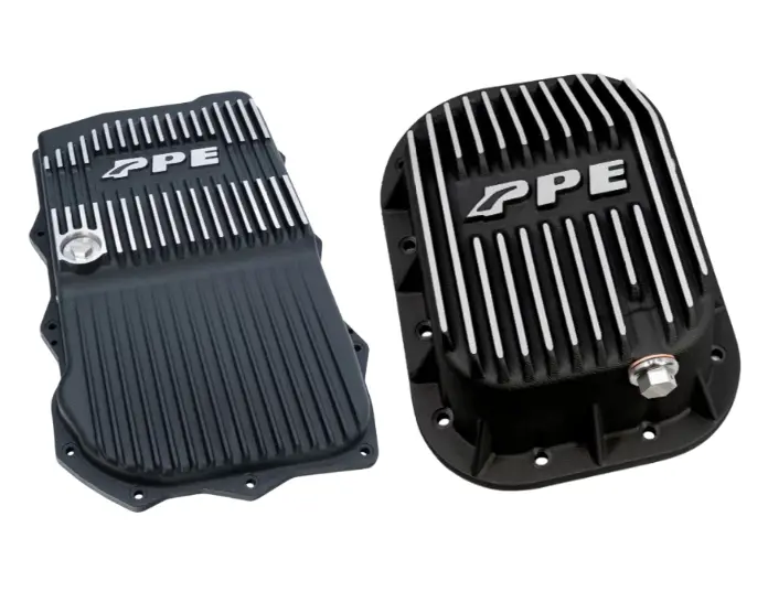 Ppe Brushed Transmission & Oil Pan For 2018-2024 Jeep Wrangler/Gladiator 3.6L 1