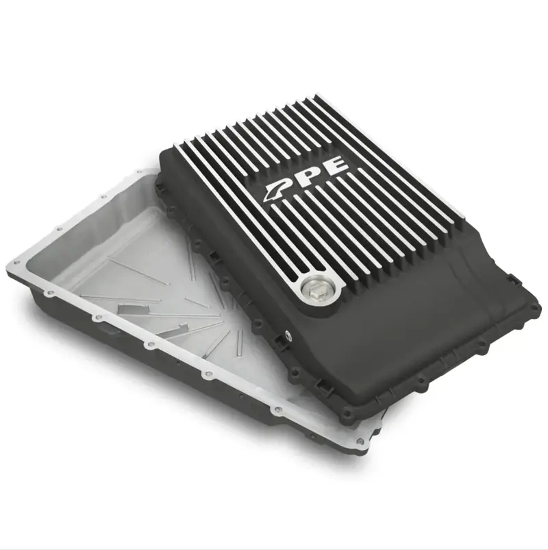 Ppe Brushed Transmission & Oil Pan Kit For 18-21 Ford F150 3.0L 10R80 Trans 2