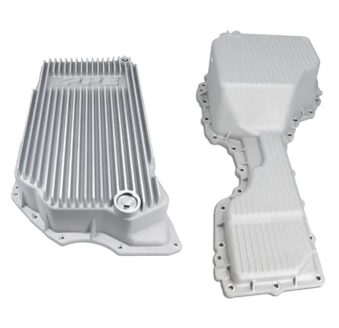 Ppe Deep Capacity Raw Aluminum Transmission & Oil Pan For 20-24 Gm 6.6L Duramax 1