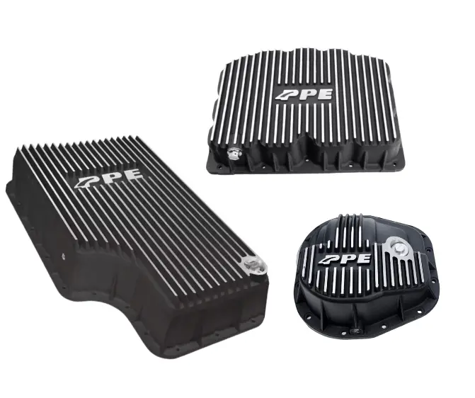 Ppe Deep Trans Pan Diff Cover & Oil Pan Kit For 11-19 Ford F250 6R140 1