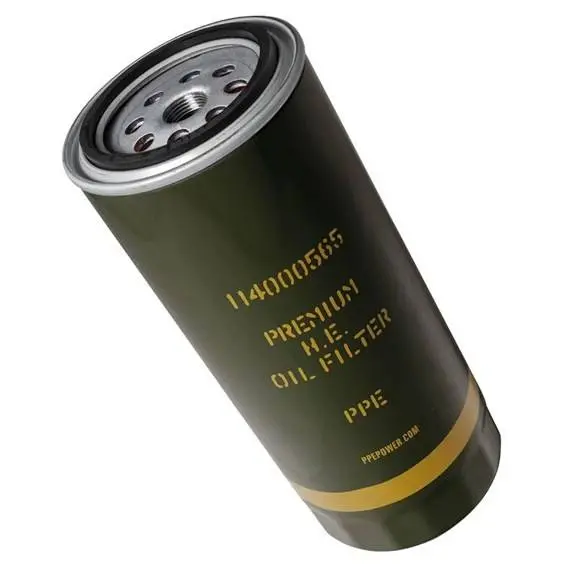 Ppe Double Deep Ordnance-Style Oil Filter For 01-19 Gmc/Chevrolet 6.6L Duramax 1