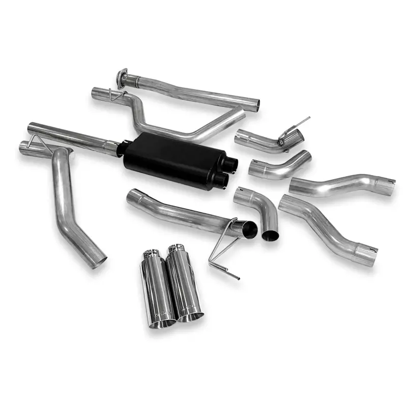 Ppe Dual Exit Cat-Back Exhaust Kit W/ Polished Tips For 2019-2023 Ram 1500 5.7L 2
