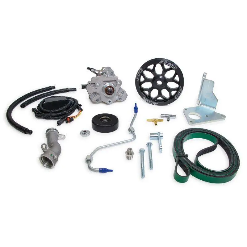 Ppe Dual Fueler Kit & Cp3 Pump W/ 816 Style Pulley For 02-04 6.6L Lb7 Duramax 1