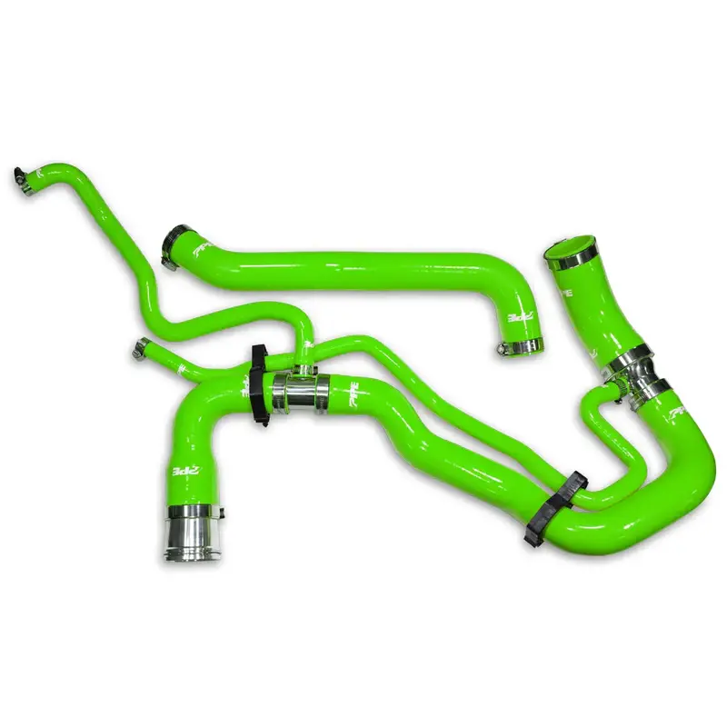 Ppe Green Silicone Upper & Lower Coolant Hose Kit For 2011-2016 Gm 6.6L Duramax 1