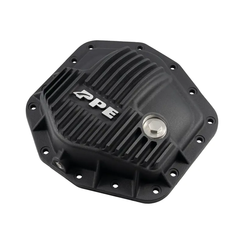 Ppe Hd Black Aluminum 9.25" M235 Front Diff Cover For 2023-2025 Ford F250/F350 6.7L/6.8L/7.3L 2