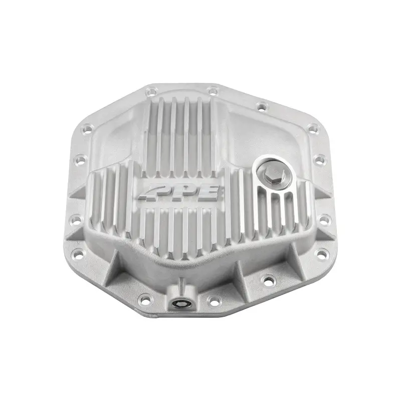 Ppe Hd Raw Aluminum 9.25" M235 Front Diff Cover For 2023-2025 Ford F250/F350 6.7L/6.8L/7.3L 1