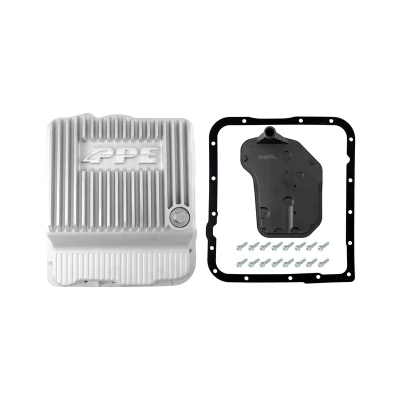 Ppe Hd Raw Deep Transmission Pan With Filter For 1985-2014 Gmc/Chevy 4L60e/4L65e/4L70e/4L75e/700R4 With Automatic Transmission 1