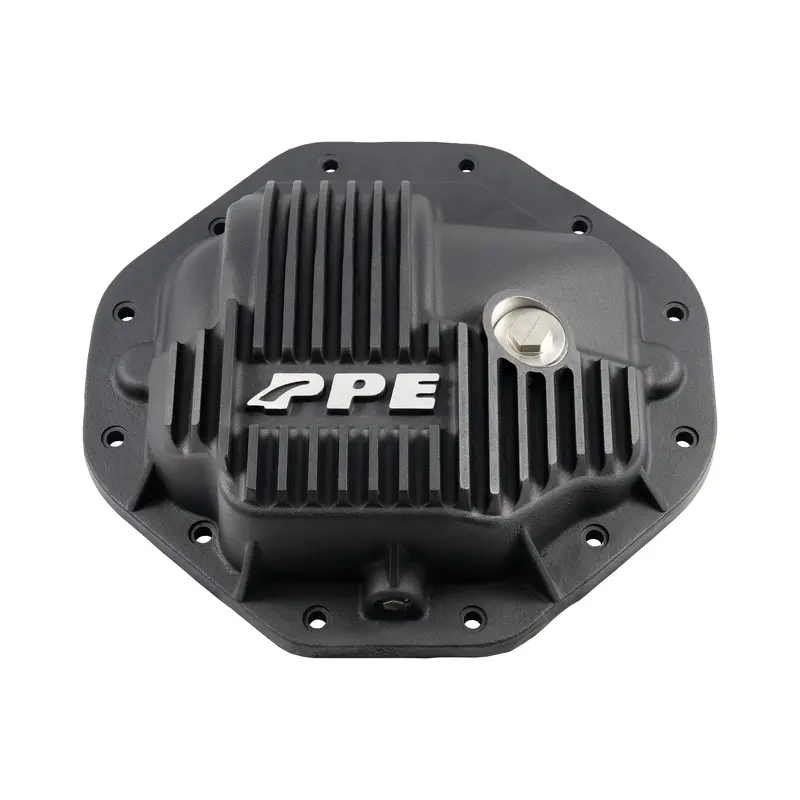 Ppe Heavy Duty Black 9.25" 12-Bolt Rear Differential Cover For 94-26 Ram 1500 1