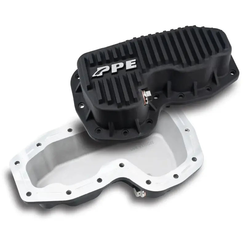 Ppe Heavy Duty Black Aluminum Oil Pan For 2011-2022 Jeep Grand Cherokee 3.6L Gas 1