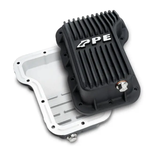 Ppe Heavy Duty Black Aluminum Oil Pan Kit For 2018-2024 Jeep Wrangler 2.0L Turbo 1