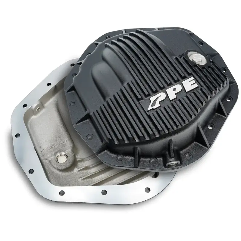 Ppe Heavy Duty Black Aluminum Rear Differential Cover 1