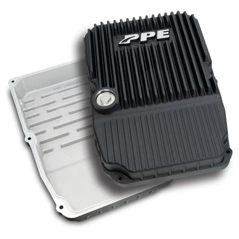 Ppe Heavy Duty Black Transmission Pan For 2006-2018 Dodge/Jeep Wa580/W5a580/Nag1 1