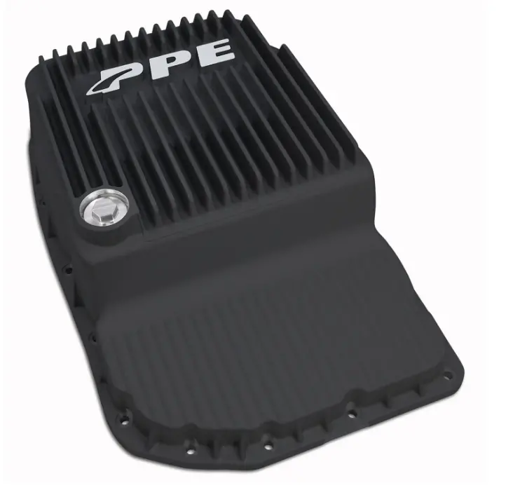 Ppe Heavy Duty Black Transmission Pan For 2007-2021 Gm 1500/Yukon/Avalanche 6L80 1