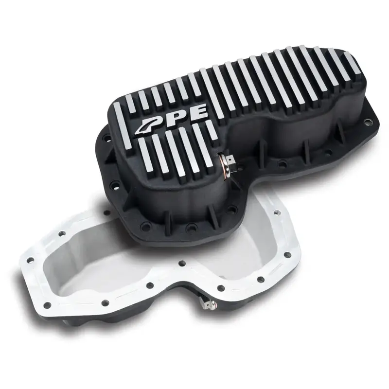Ppe Heavy Duty Brushed Aluminum Oil Pan For 11-22 Jeep Grand Cherokee 3.6L Gas 1