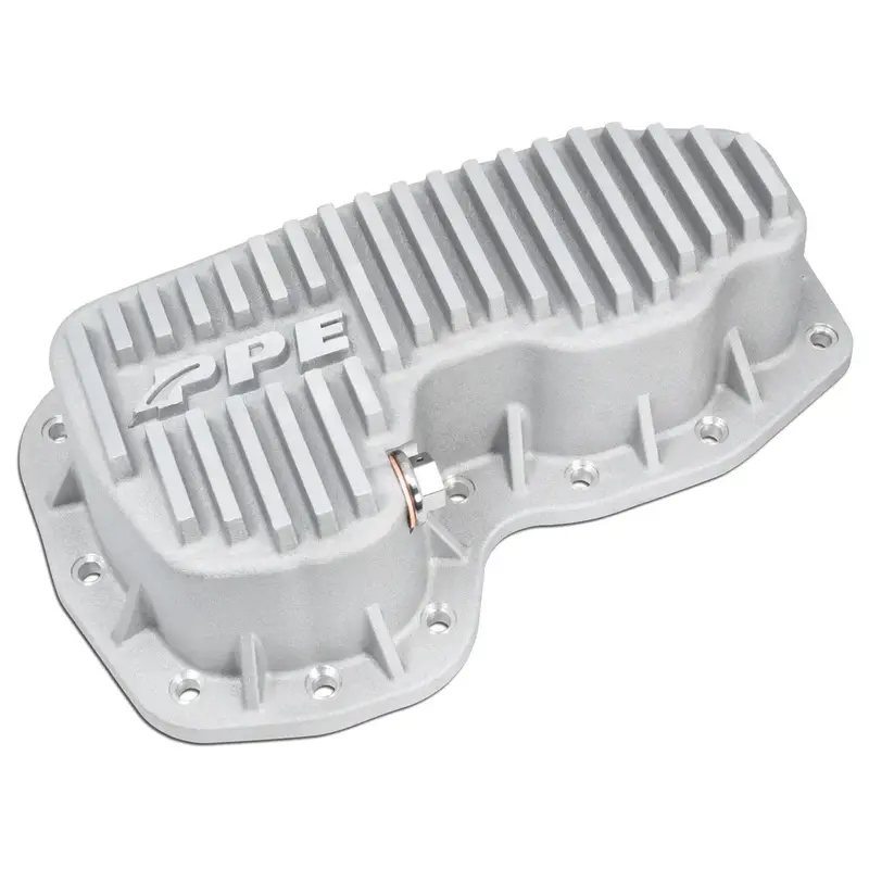 Ppe Heavy Duty Brushed Aluminum Oil Pan For 11-22 Jeep Grand Cherokee 3.6L Gas 2