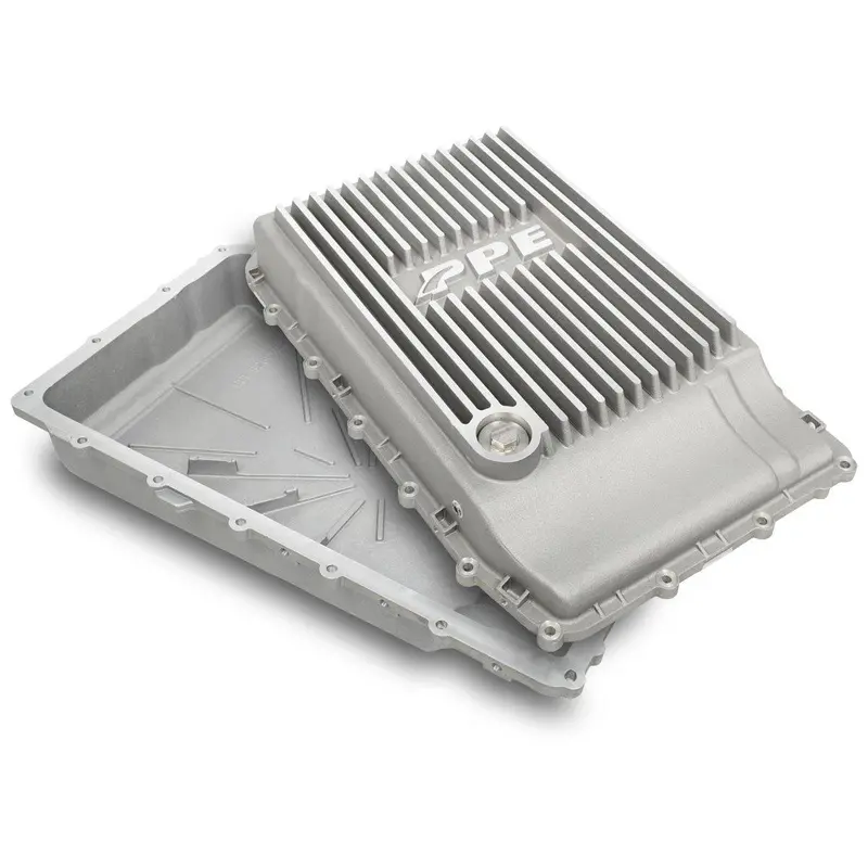 Ppe Heavy-Duty Cast Aluminum 10R80 Transmission Pan (Raw) 1