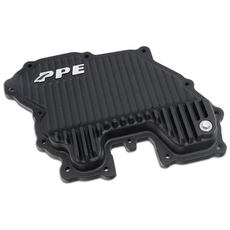 Ppe Heavy-Duty Cast Aluminum Engine Oil Pan For 2018-2022 Ford F150 3.0L (Black) 1