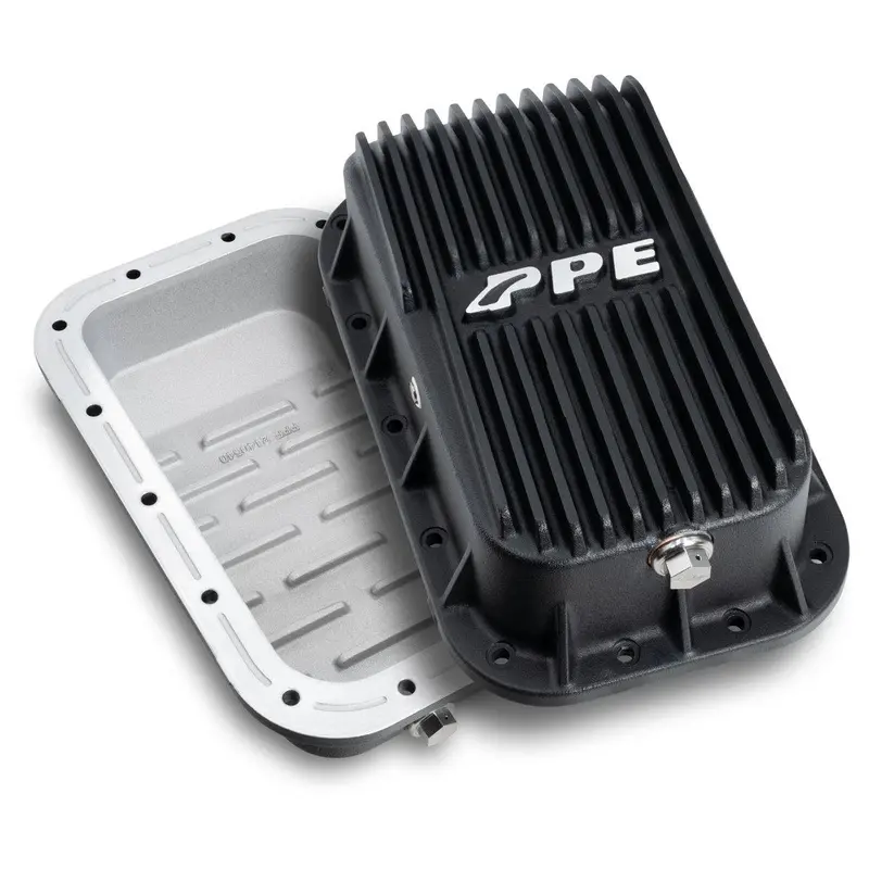 Ppe Heavy-Duty Cast Aluminum Oil Pan - Black For 12-18 Jeep 3.6L Jk Wrangler Pentastar 1