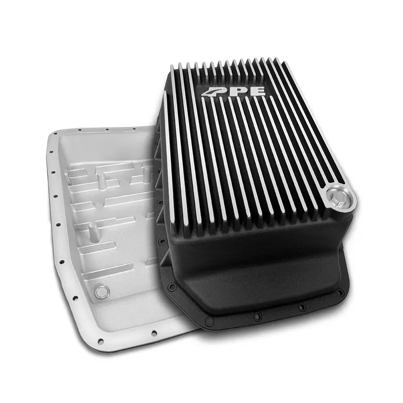 Ppe Heavy-Duty Deep Cast Aluminum Transmission Pan For 2009-2017 Ford W/ 6R80 1