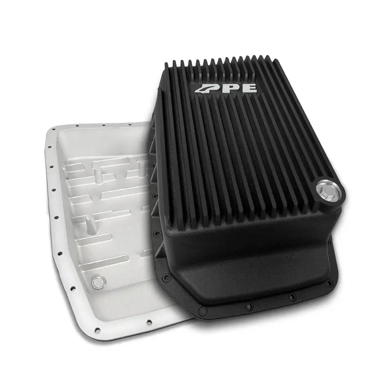 Ppe Heavy-Duty Deep Cast Aluminum Transmission Pan For 2009-2017 Ford W/ 6R80 1