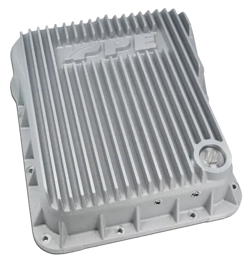 Ppe Heavy Duty Raw Transmission Pan & Rear Diff Cover For 01-19 Gm 6.6L Duramax 2